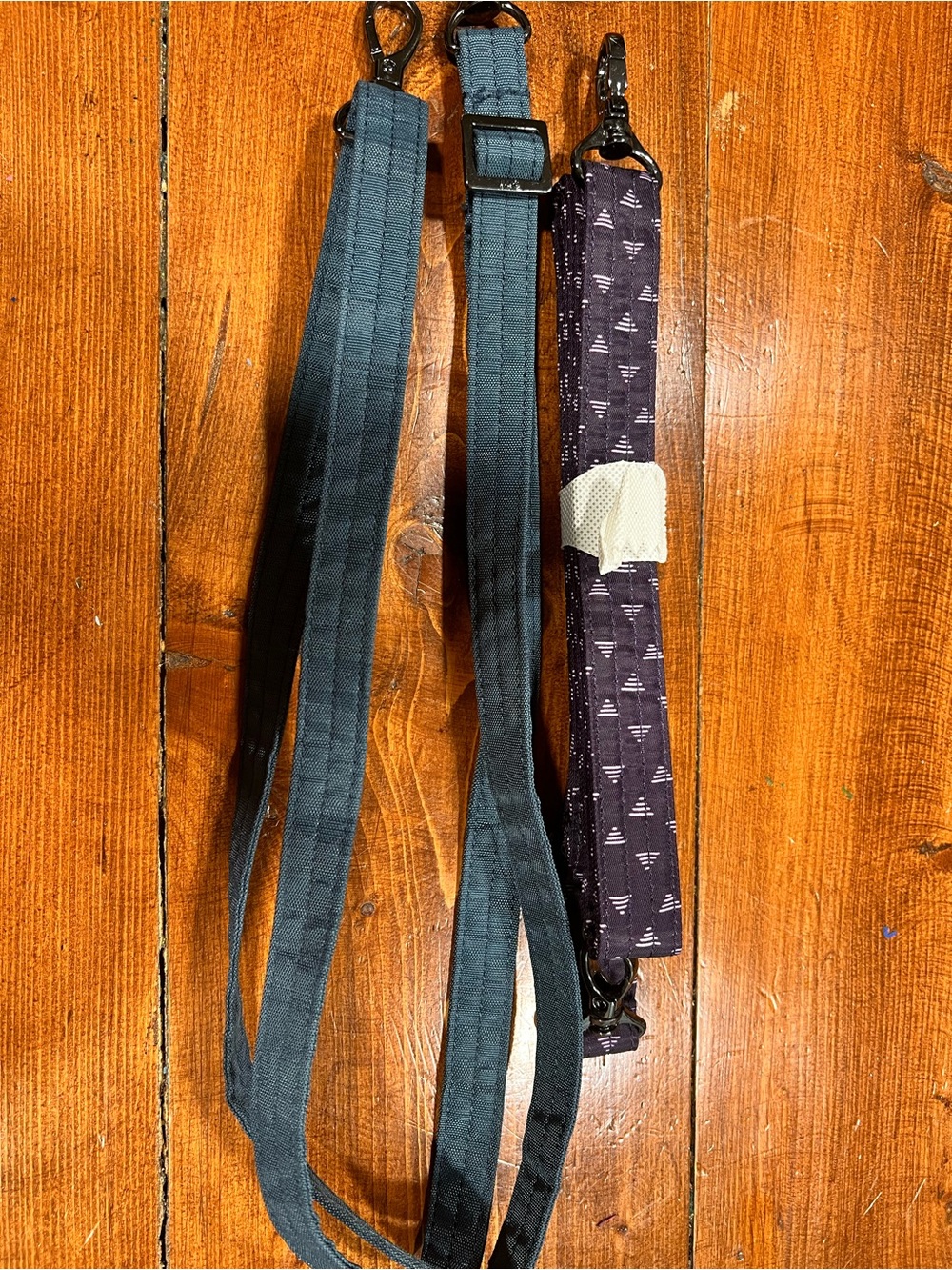 Lug Straps Steel Blue and Purple